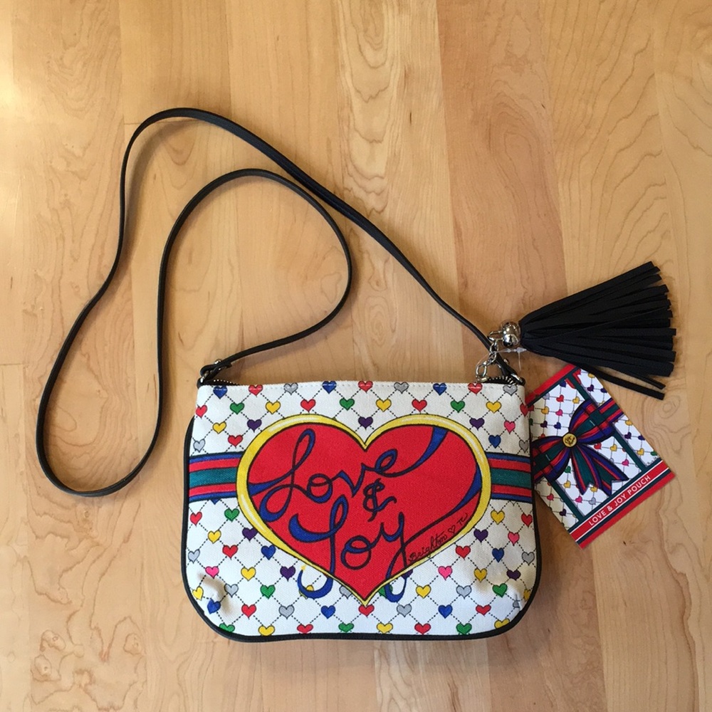 Brighton Love & Joy Pouch Crossbody Purse - Picture 3 of 9